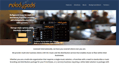 Desktop Screenshot of melodypods.com